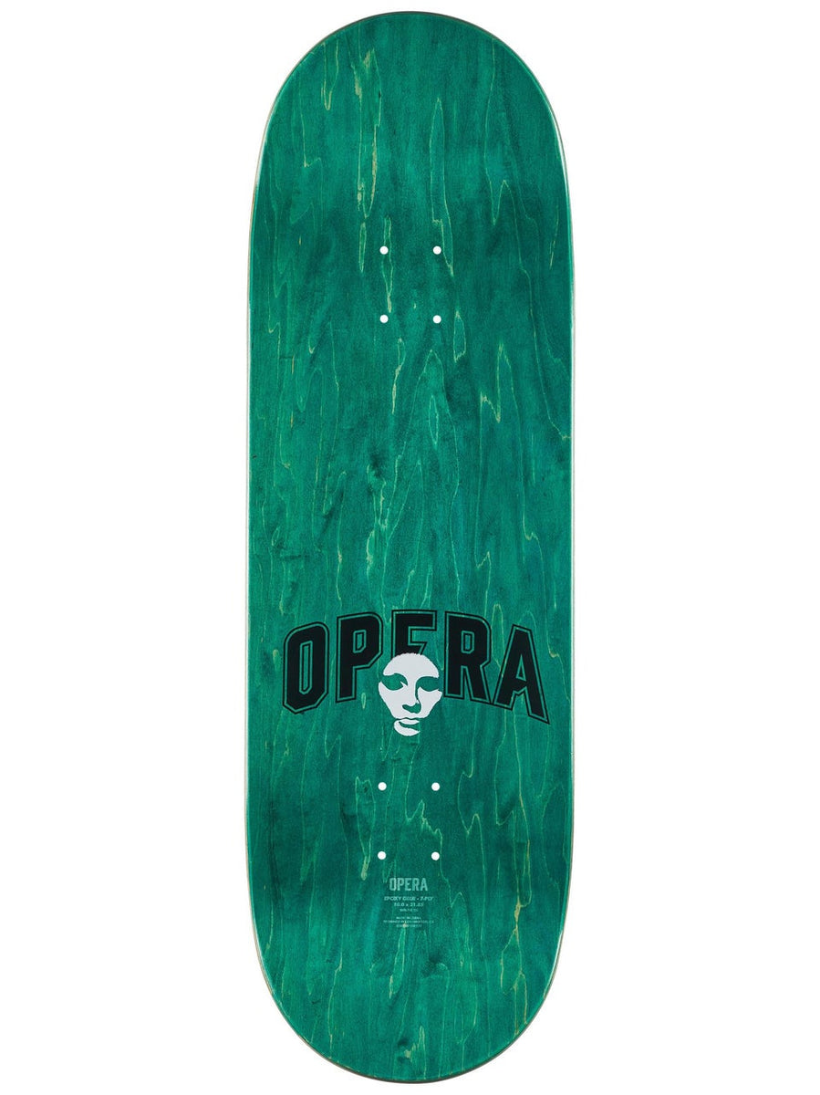 Opera “Triple Torn Big Mask 10” Wide Skateboard Deck – Low Key