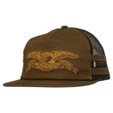 ANTIHERO BASIC EAGLE SNAPBACK BROWN / MEDIUM BROWN