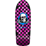 Powell Peralta OG Ripper Checker Reissue Skateboard Deck Pink Foil - 10”x30”