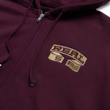 REAL MUNI EMBROIDERED ZIP HOODIE