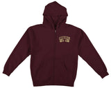 REAL MUNI EMBROIDERED ZIP HOODIE