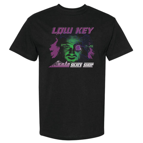 Low Key "Escape" - Black T-shirt