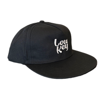 Low Key 5 Panel - Black Hat