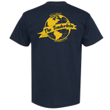 Low Key "World" - Navy Blue T-shirt