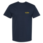 Low Key "World" - Navy Blue T-shirt
