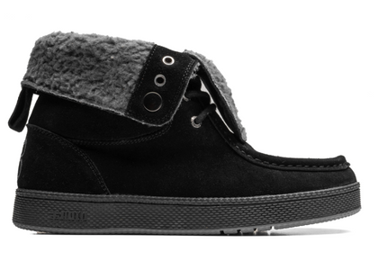 Ipath - Cats hi sherling-  Black Suede
