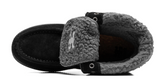 Ipath - Cats hi sherling-  Black Suede