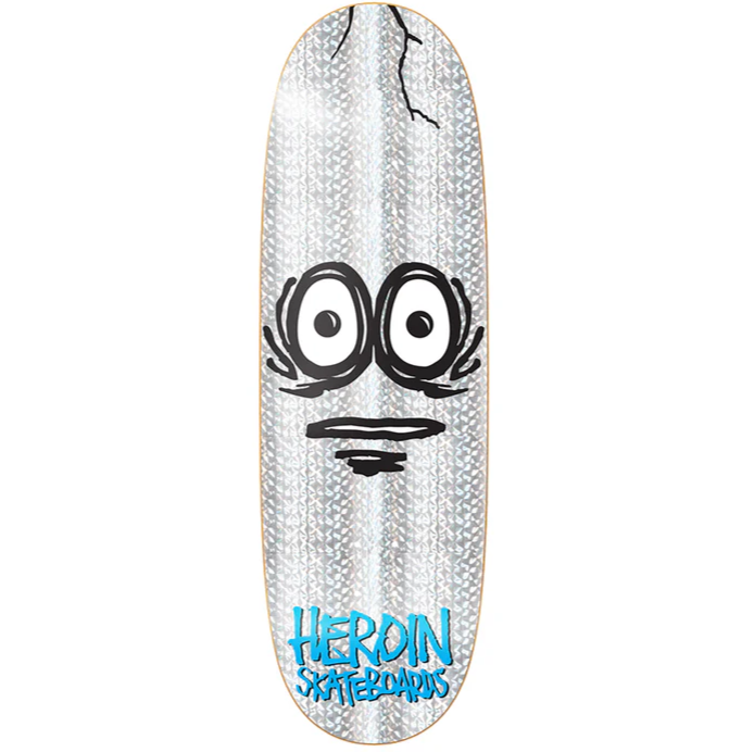スケートボード Heroin skateboards deck size 8.0 Heroin Skateboards - Very Big Holo Egg – Low Key Skate Shop