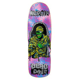 Heroin Dead Dave KO2 Mummy Deck with a green mummy graphic wrapped in yellow and blue bandages.