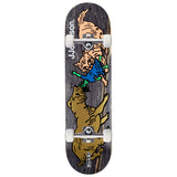Johnson 'Pet Sounds' 8.375" Quasi Skateboards deck with two cartoon cats playing, one in a blue shirt.