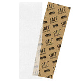 Pepper Salt Clear 10.5" Grip Sheet, showing its transparent, textured surface over a brown patterned grip tape.